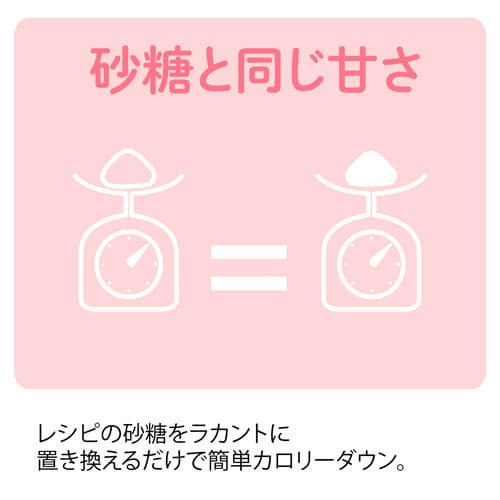 サラヤ ラカントホワイト 1kg:砂糖との置き換え方